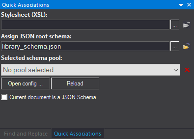 Zuweisung eines JSON Schemas in JSONBuddy