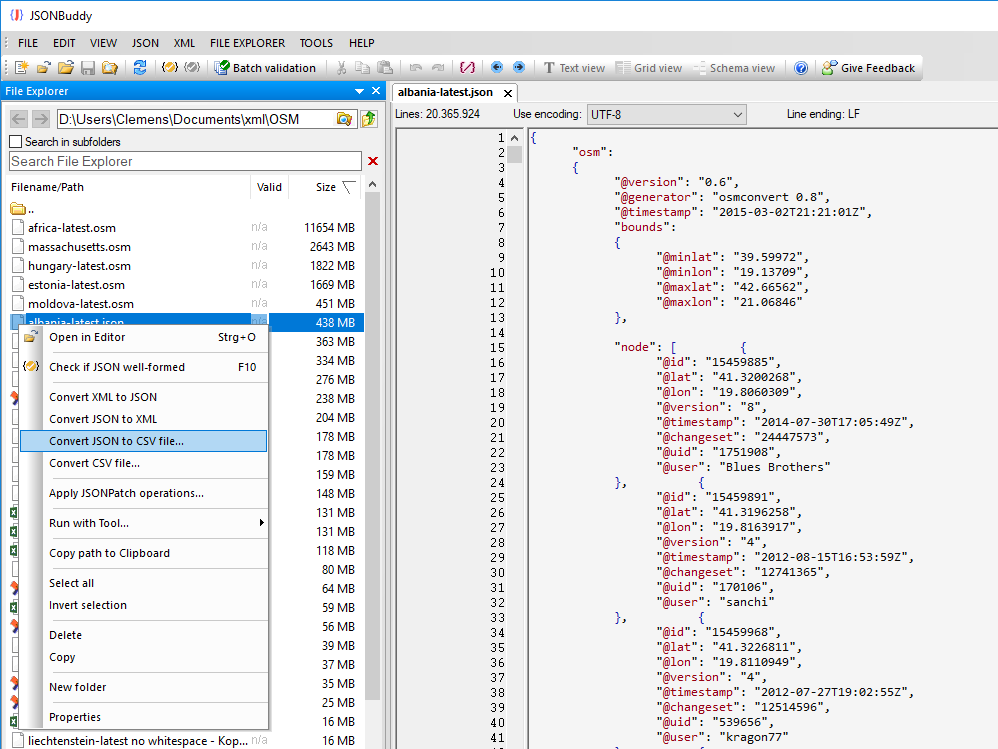 json into csv