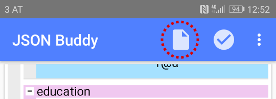 JSON am Handy oder Tablet anzeigen
