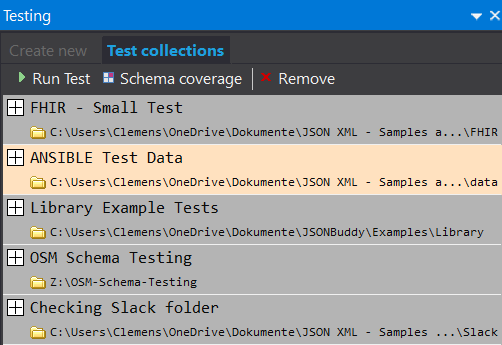 JSON Schema test collections
